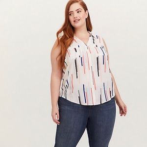 NWT Torrid Striped Sleeveless Top 💙